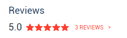 Currently, we have a perfect overall rating of five stars on the Clutch platform:
